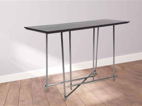 CS18020 - Metal Based Console With Wooden Top