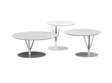 C14803 - Grey Round Coffee Table