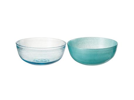 70507 - Green Bowl Azure Glass