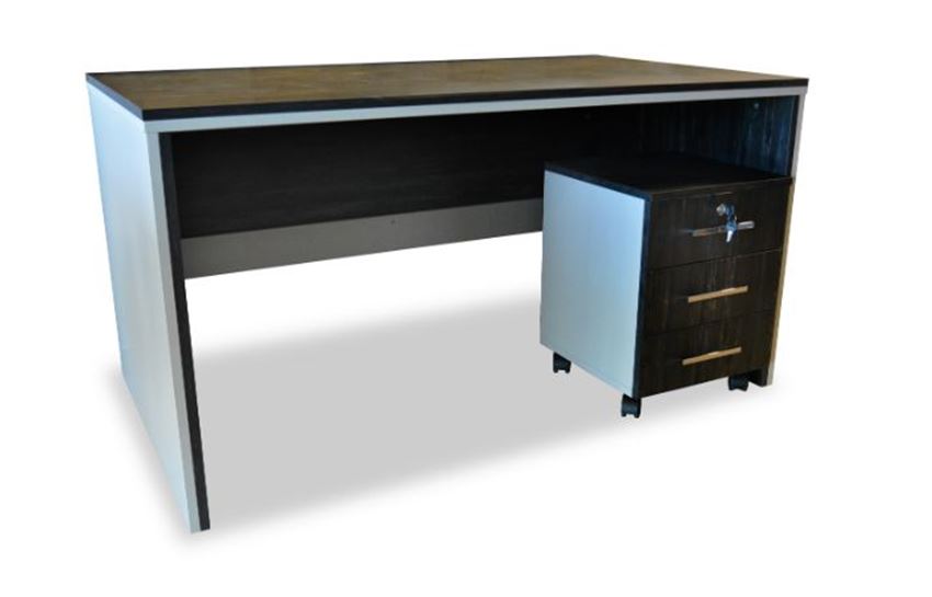 Corvi Desk + pedestal