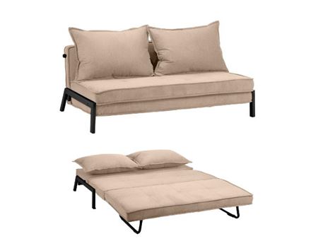 GIBSON - Two Seater sofa Bed With Cushions.