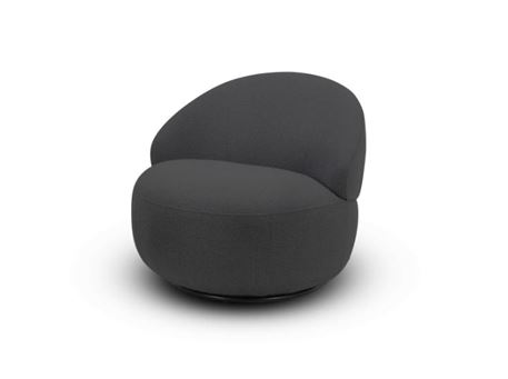 Desire - Grey Fabric Swivel Chair 