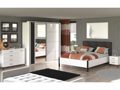 Edesa - Imported white Double Bedroom Set
