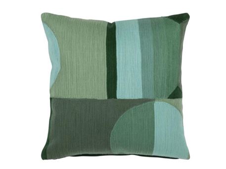 41608 - Green and blue decorative cushion