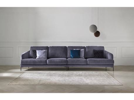 RONDO - Dark grey  4 seater sofa.