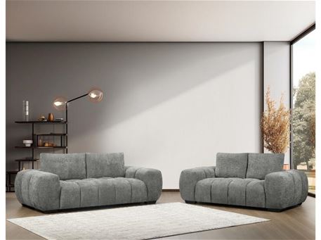 SWEET - Light grey living room set.