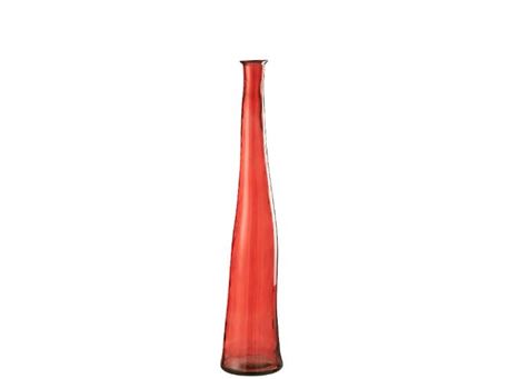 42258 - Red glass vase 