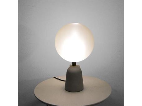 T079 -  Simple cement table lamp. 