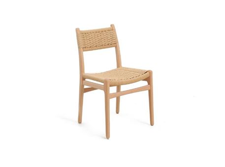 1721A  - Naturel wood colored chair.