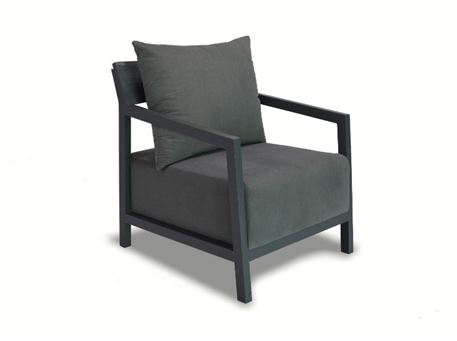 ANGELA - Wooden Based Armchair With A Fixed Seat