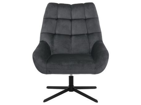 PARIS - Dark grey armchair with swivel function.