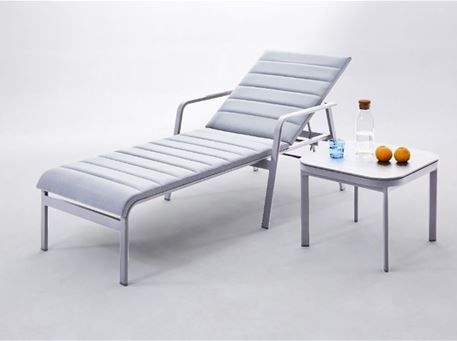 SANTAN - Aluminum Sun-lounge With Wheels