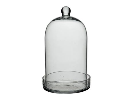 56895 - Glass Bell Round Glass Transparent